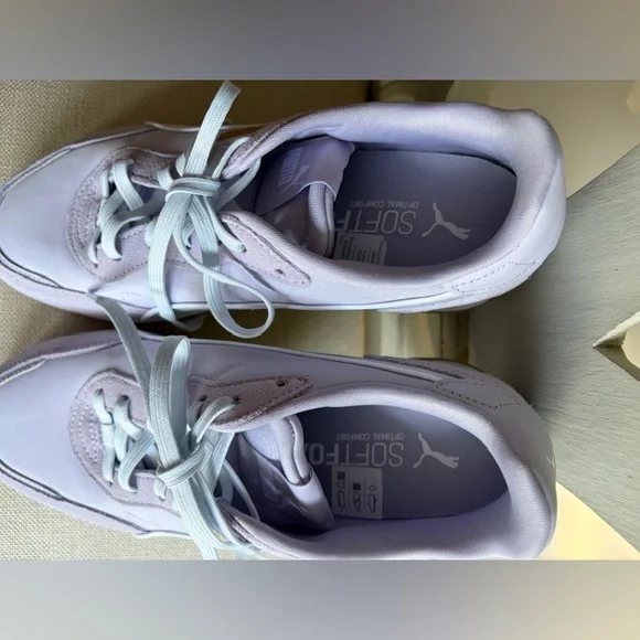 Puma Women's St Miler Rose Sneakers Lilac Lavender Purple Retro 9 Silver - Picture 4 of 4
